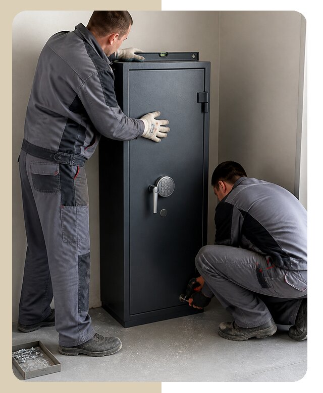 Профессиональная установка сейфового шкафа в Гатчине